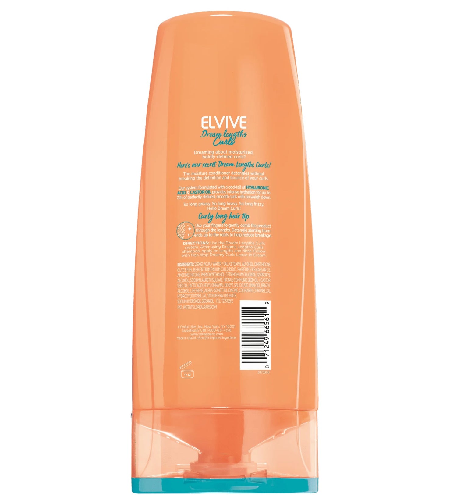 Elvive Dream Lengths Curls Moisture Conditioner, Squeeze