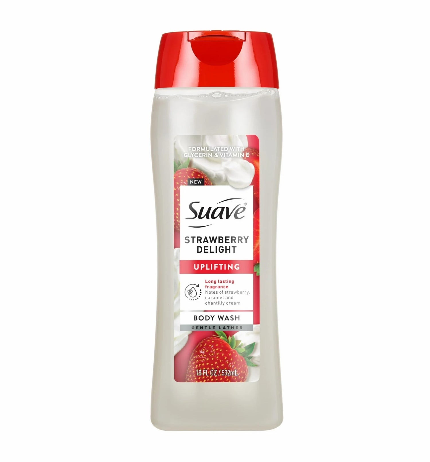 Strawberry Delight Uplifting Body Wash, with Glycerin & Vitamin E